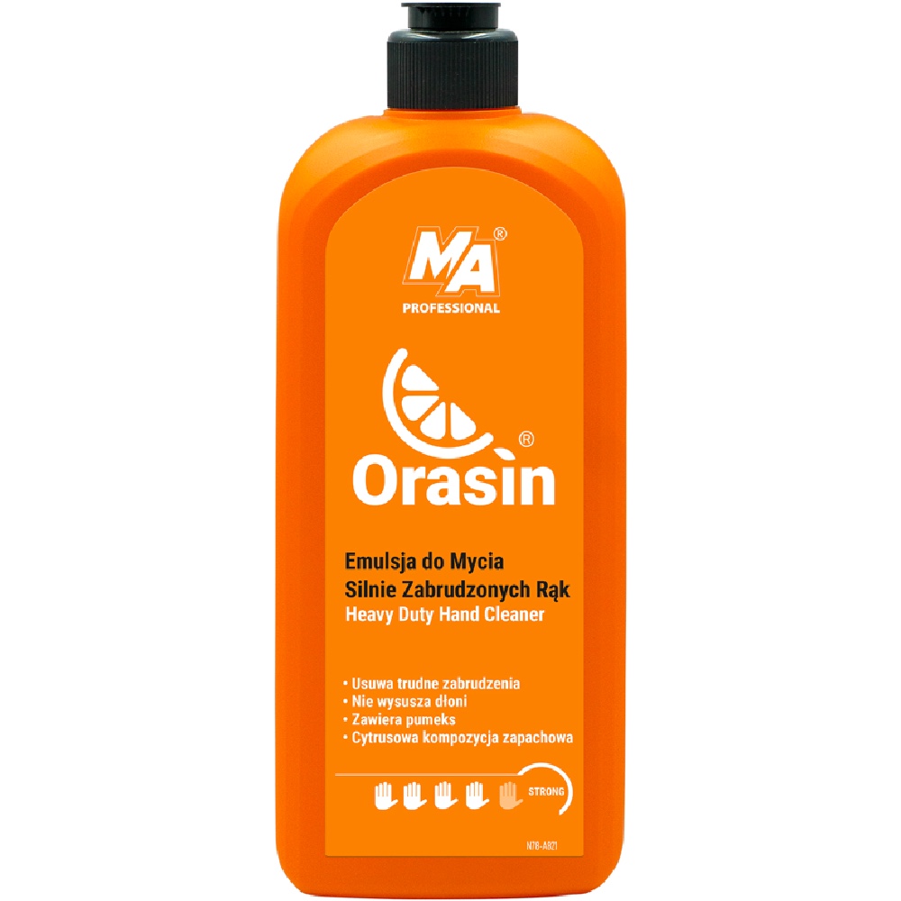 MA PROFESSIONAL ORASIN 550g Emulsja do mycia silnie zabrudzonych rak Hurtownia Sklep Tarnow MA PROFESSIONAL ORASIN 550g Emulsja do mycia silnie zabrudzonych rąk