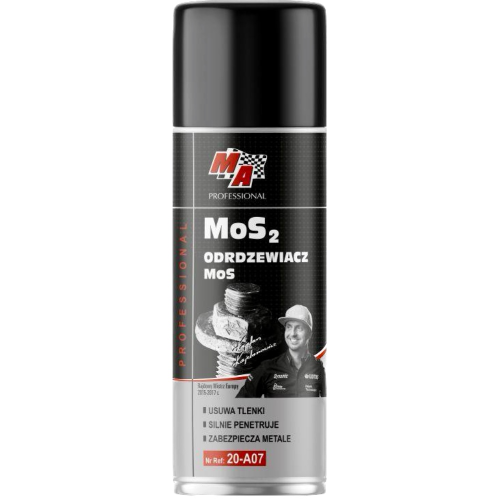 MA PROFESSIONAL Odrdzewiacz MoS2 w sprayu 400 ml hurtownia sklep Tarnow MA PROFESSIONAL Odrdzewiacz MoS2 w sprayu 400 ml