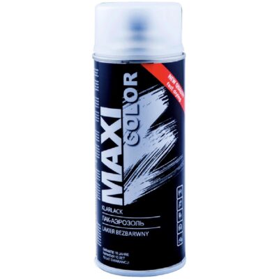 MAXI COLOR Lakier bezbarwny MAT 400ml spray
