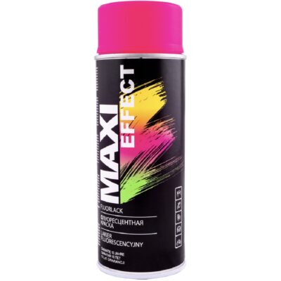MAXI EFFECT Lakier fluorescencyjny różowy 400ml spray