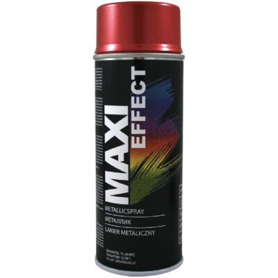 MAXI EFFECT Lakier metalik czerwony 400ml spray