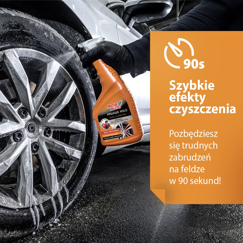 MOJE AUTO Krwawe kolo 700ml Preparat do czyszczenia felg Hurtownia Sklep Tarnow MOJE AUTO Krwawe koło 700ml atomizer Preparat do czyszczenia felg - obrazek 2