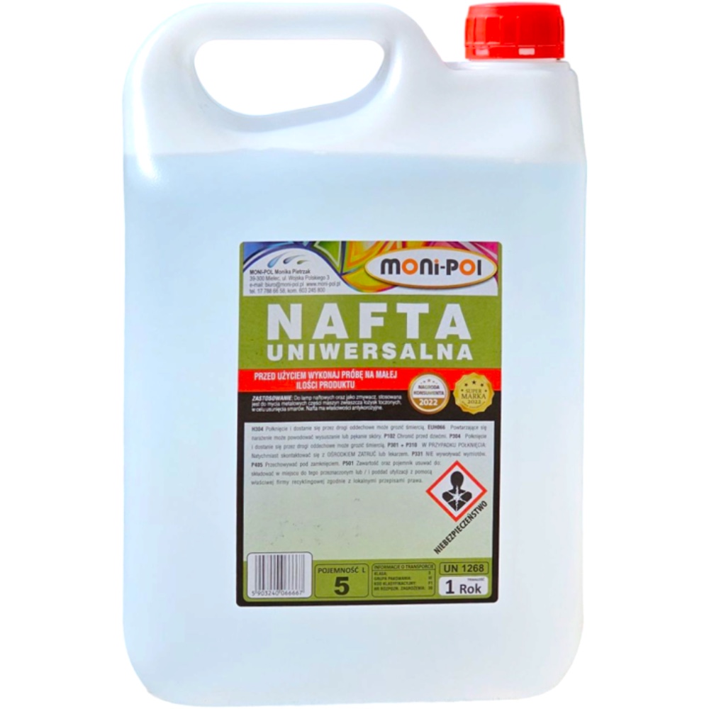 MONI POL Nafta uniwersalna 5L Hurtownia Sklep Tarnow MONI-POL Nafta uniwersalna 5L