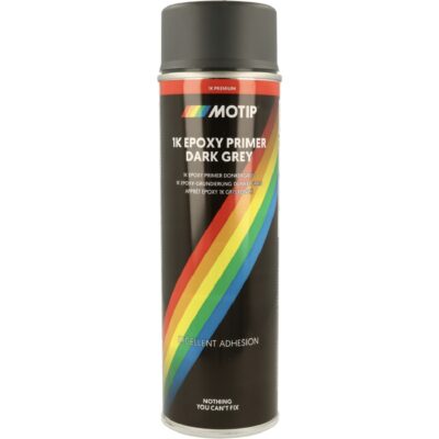 MOTIP 1K Podkład Epoksydowy szary ciemny 500ml spray