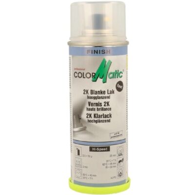 COLOR MATIC 2K Lakier bezbarwny wysoki połysk do reflektorów samochodowych spray 200 ml