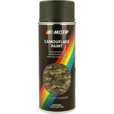 MOTIP Camouflage RAL 6031 MAT spray 400ml Lakier wojskowy maskujący zielony