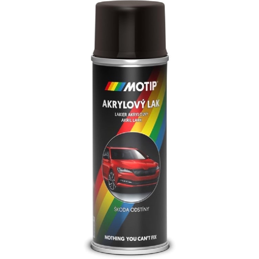 MOTIP Lakier akrylowy SKODA AC1999 czarny połysk 200ml spray