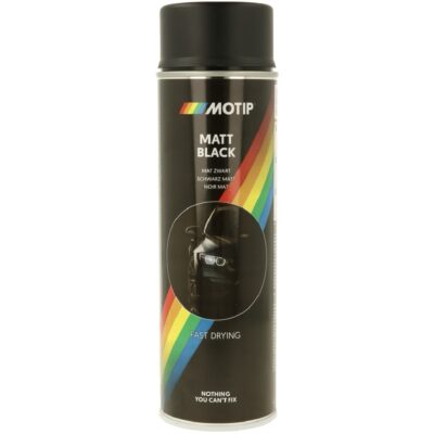 MOTIP Lakier akrylowy czarny mat 500ml spray