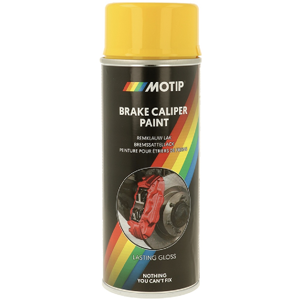 MOTIP Lakier do zaciskow hamulcowych zolty 400ml spray Hurtownia Sklep Tarnow MOTIP Lakier do zacisków hamulcowych żółty 400ml spray
