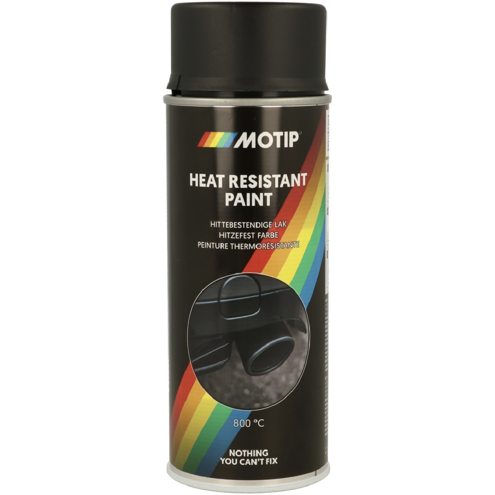MOTIP Lakier zaroodporny czarny 800°C 400ml spray Hurtownia Sklep Tarnow MOTIP Lakier żaroodporny czarny 800°C 400ml spray