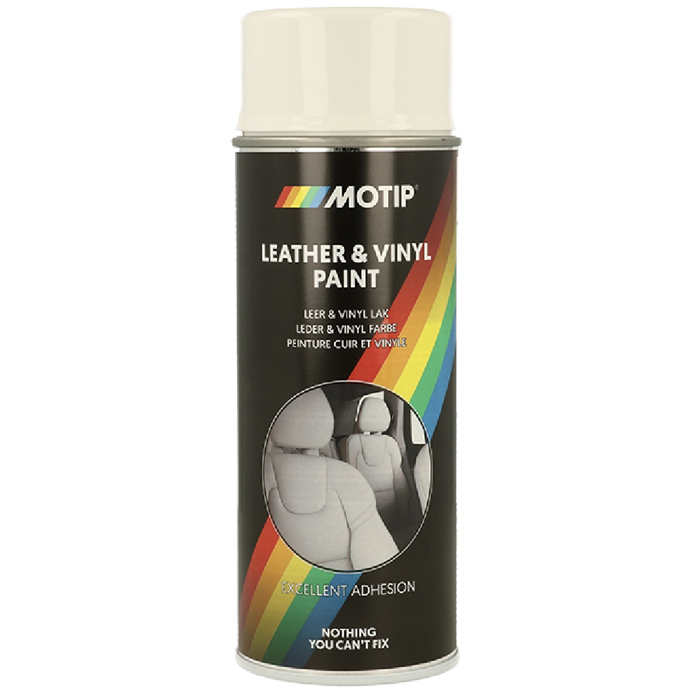 MOTIP Leather&Vinyl Spray 400ml Biały Lakier do renowacji vinylu i skóry