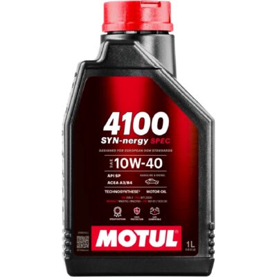 MOTUL 4100 10w40 1L SYN-nergy SPEC A3/B4 Olej silnikowy samochodowy benzyna i diesel