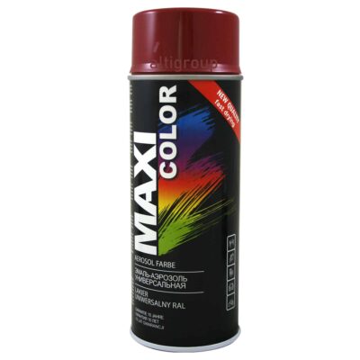 Lakier RAL 3004 400ml. MAXI COLOR BORDOWY