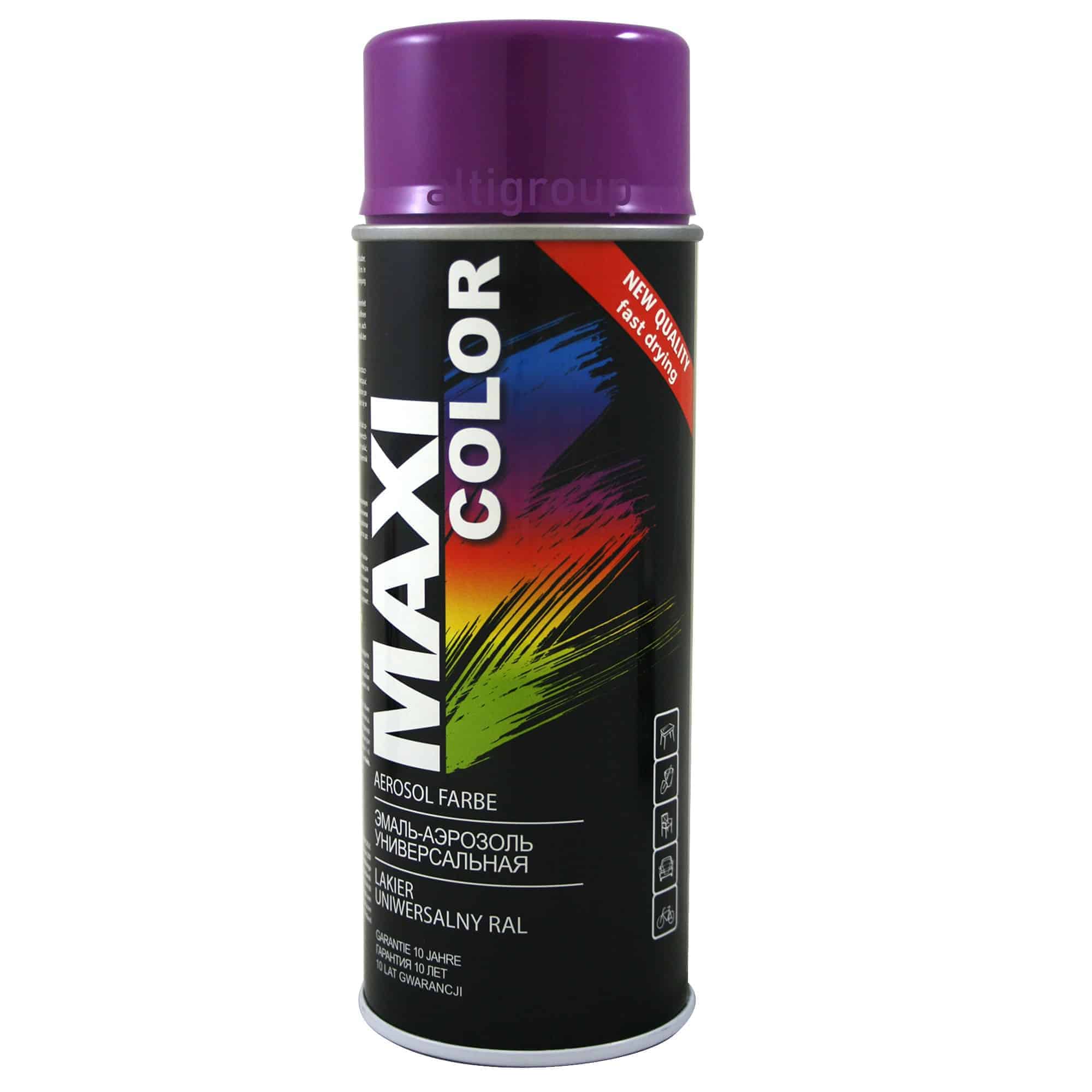 MX4008zw MOTIP MAXI COLOR RAL 4008 – Lakier nitrocelulozowy, fioletowy 400 ml