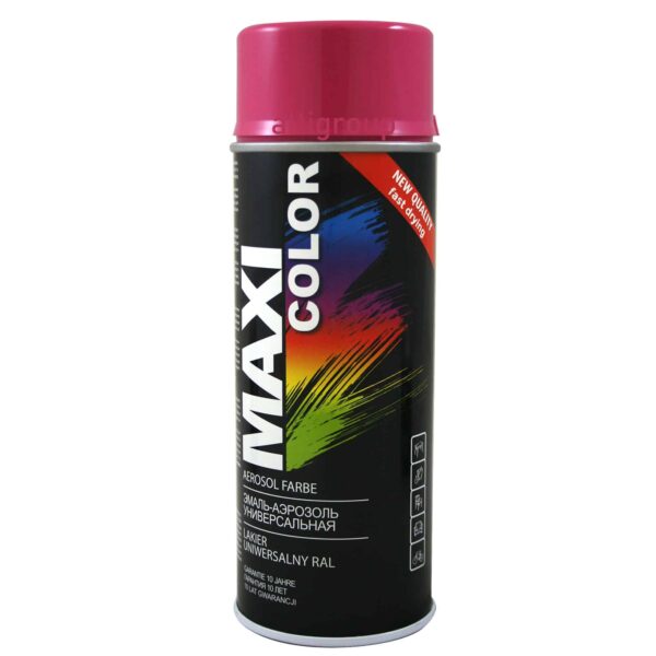 MOTIP MAXI COLOR RAL 4010 – Lakier nitrocelulozowy, różowy 400 ml