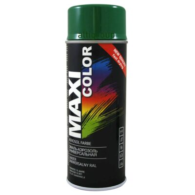 MAXI COLOR RAL 6002 Lakier nitrocelulozowy zielony spray 400 ml
