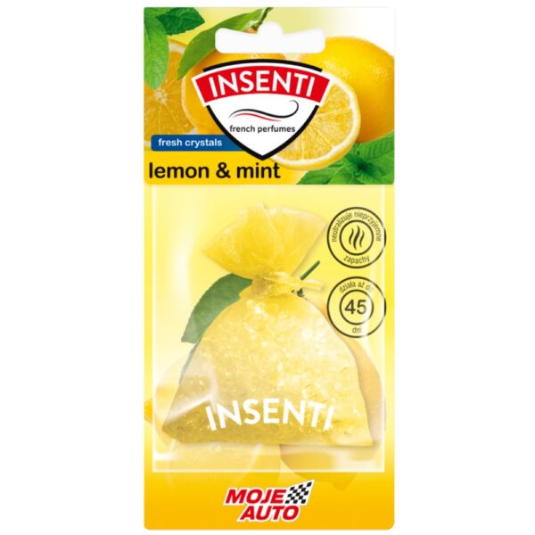 Moje Auto Insenti Lemon&Mint - Woreczek o zapachu Mięty z Cytryną