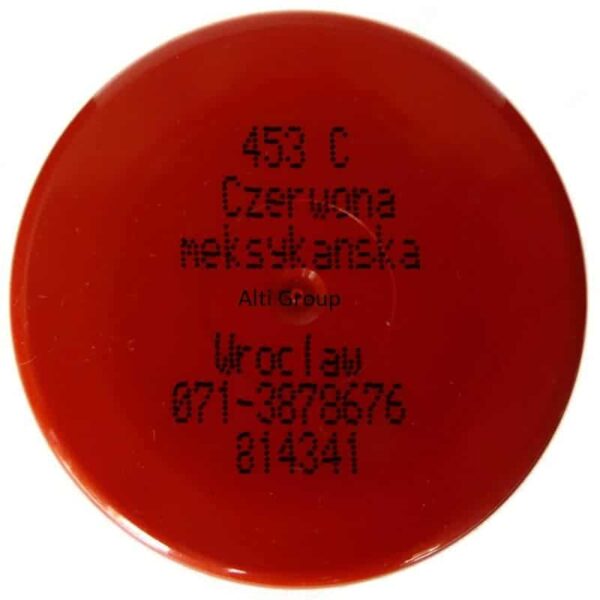 Motip lakier 453C czerwony meksykanski Alti Group nakretka Lakier 453C czerwony NOR 200 ml