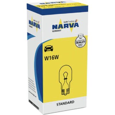 NARVA Żarówka 12V W16W 16W W2,1X9,5D luz 1szt.