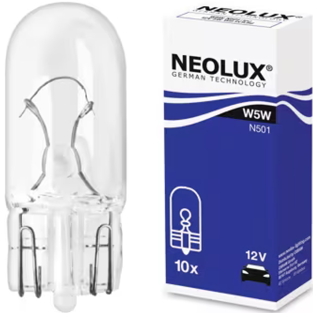 NEOLUX Zarowka 12V 5W W2 1x9 5d W5W 1szt Hurtownia Sklep Tarnow NEOLUX Żarówka 12V 5W W2,1x9,5d W5W 1szt.