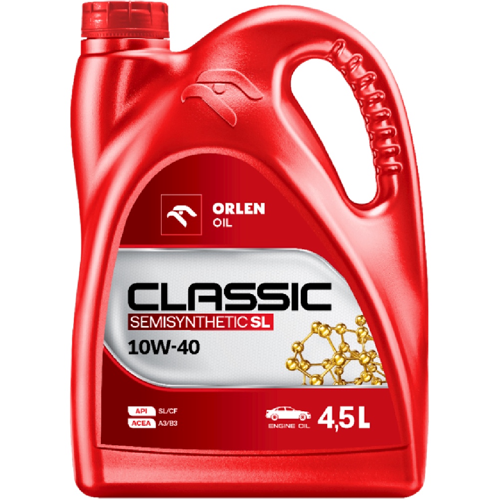 ORLEN OIL Classic Semisynthetic 10W40 4500ml Olej silnikowy polsyntetyczny Hurtownia Sklep Tarnow ORLEN OIL Classic Semisynthetic 10W40 4,5L Olej silnikowy półsyntetyczny