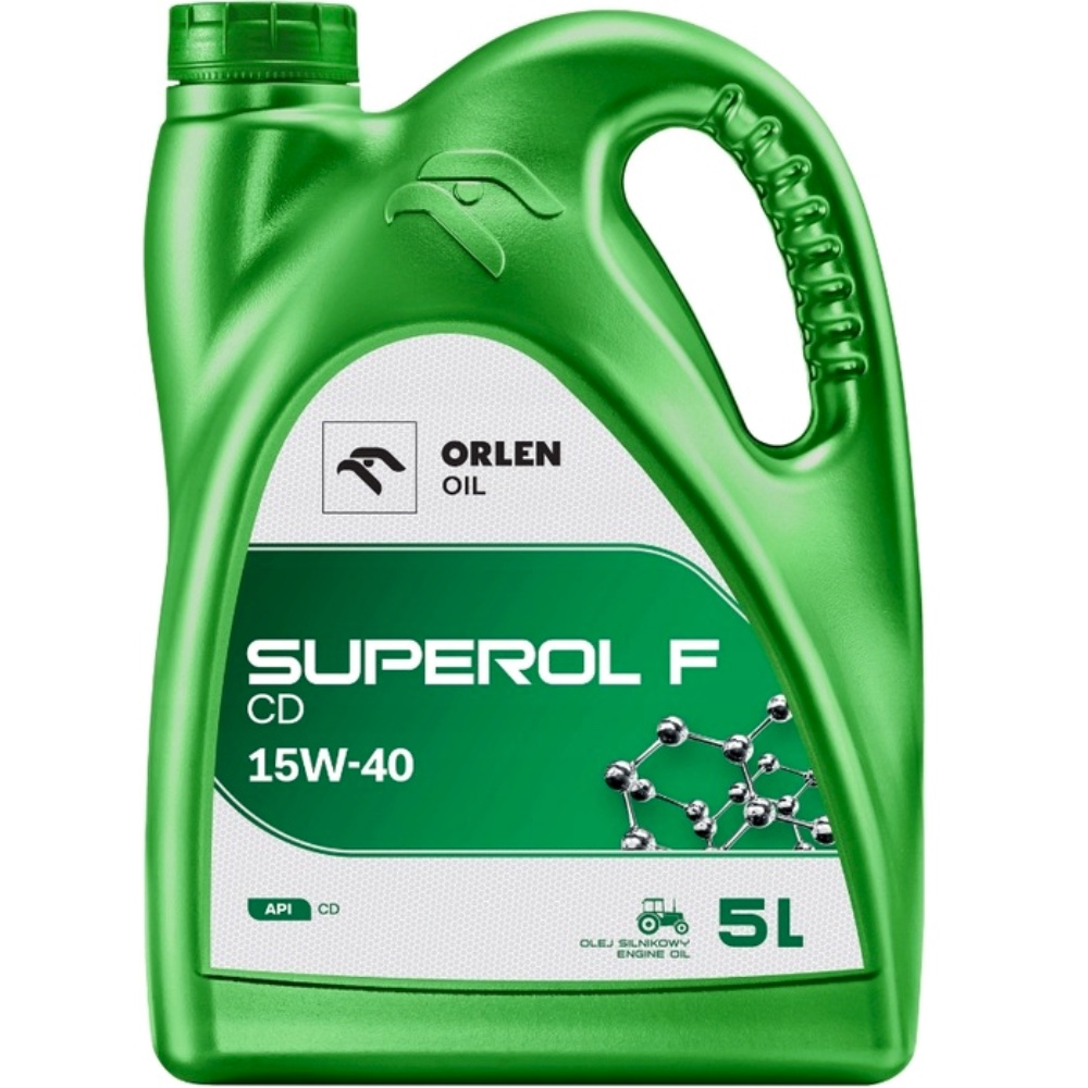 ORLEN OIL Superol F CD 15W40 5 L Olej silnikowy mineralny Hurtownia Sklep Tarnow ORLEN OIL Superol F CD 15W40 5 L Olej silnikowy mineralny