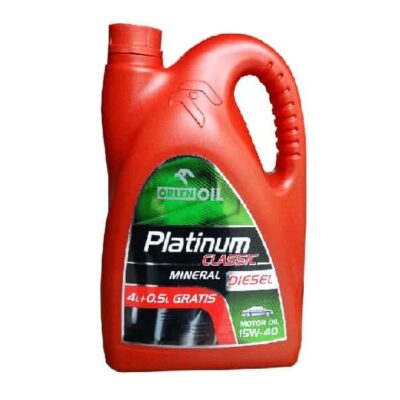 ORLEN OIL Platinum Classic Diesel 15W40 4,5 L Olej mineralny do silników wysokoprężnych