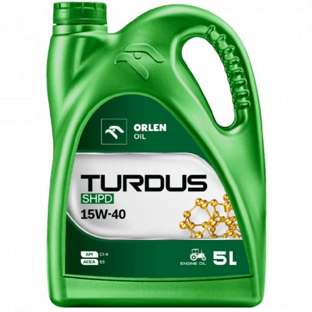 ORLEN Turdus 15W40 SHPD 5L Olej silnikowy mineralny Hurtownia Sklep Tarnow ORLEN Olej silnikowy Turdus 15W40 SHPD 5L