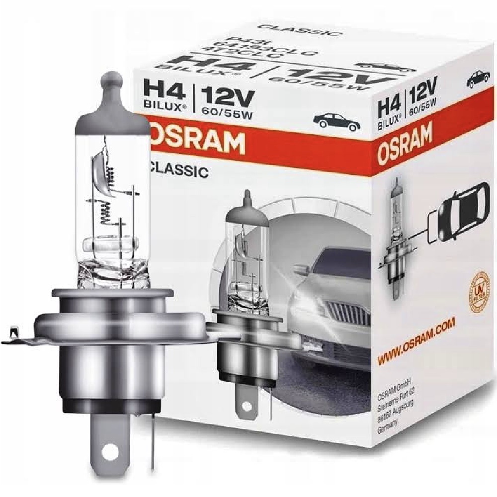 OSRAM H4 12V 60/55W P43T Żarówka halogenowa