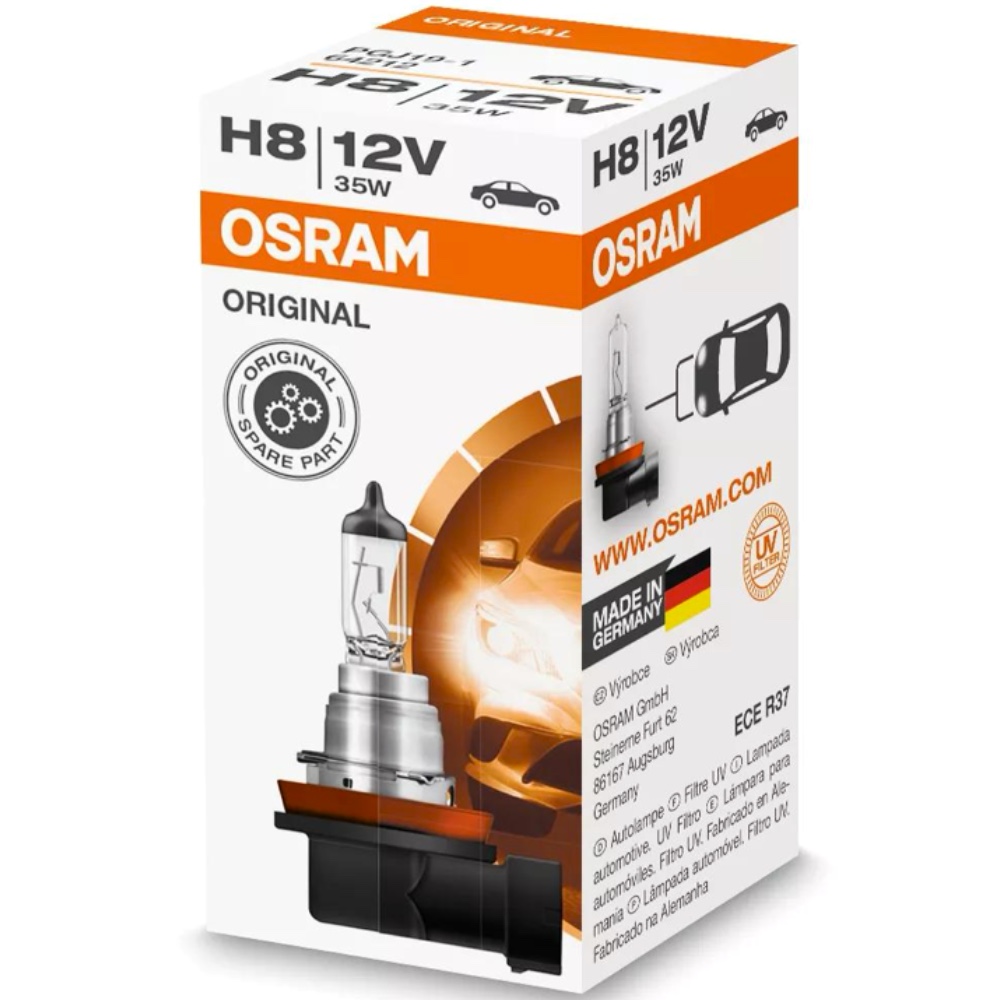 OSRAM Zarowka halogenowa H8 12V 35W PGJ19 1 Hurtownia Sklep Tarnow OSRAM Żarówka halogenowa H8 12V 35W PGJ19-1