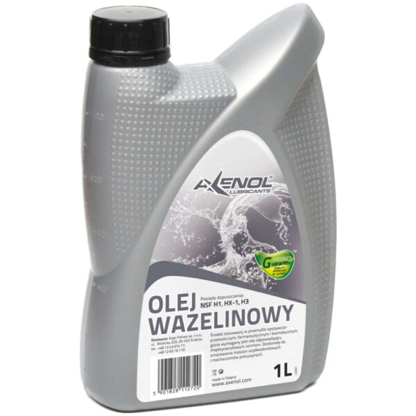 Olej wazelinowy parafinowy Axenol 1 litr hurtownia sklep Tarnow Alti Group Olej wazelinowy (parafinowy) 1L Axenol