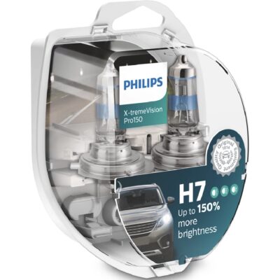 PHILIPS 2xH7 X-TremeVision Pro +150% Żarówki samochodowe