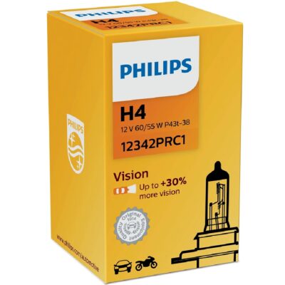 PHILIPS Vision H4 Premium +30% Żarówka halogenowa