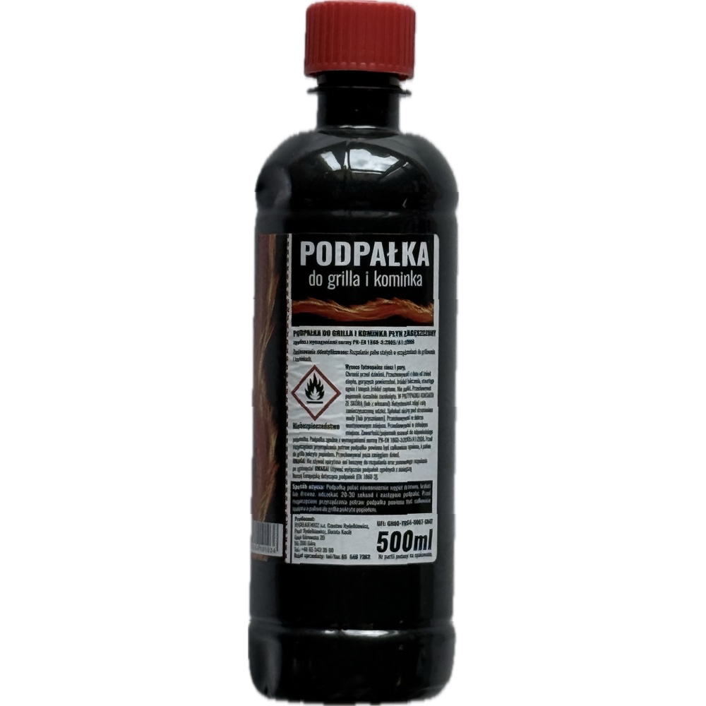 Podpałka do grilla w płynie zagęszczona 500ml Rydełko