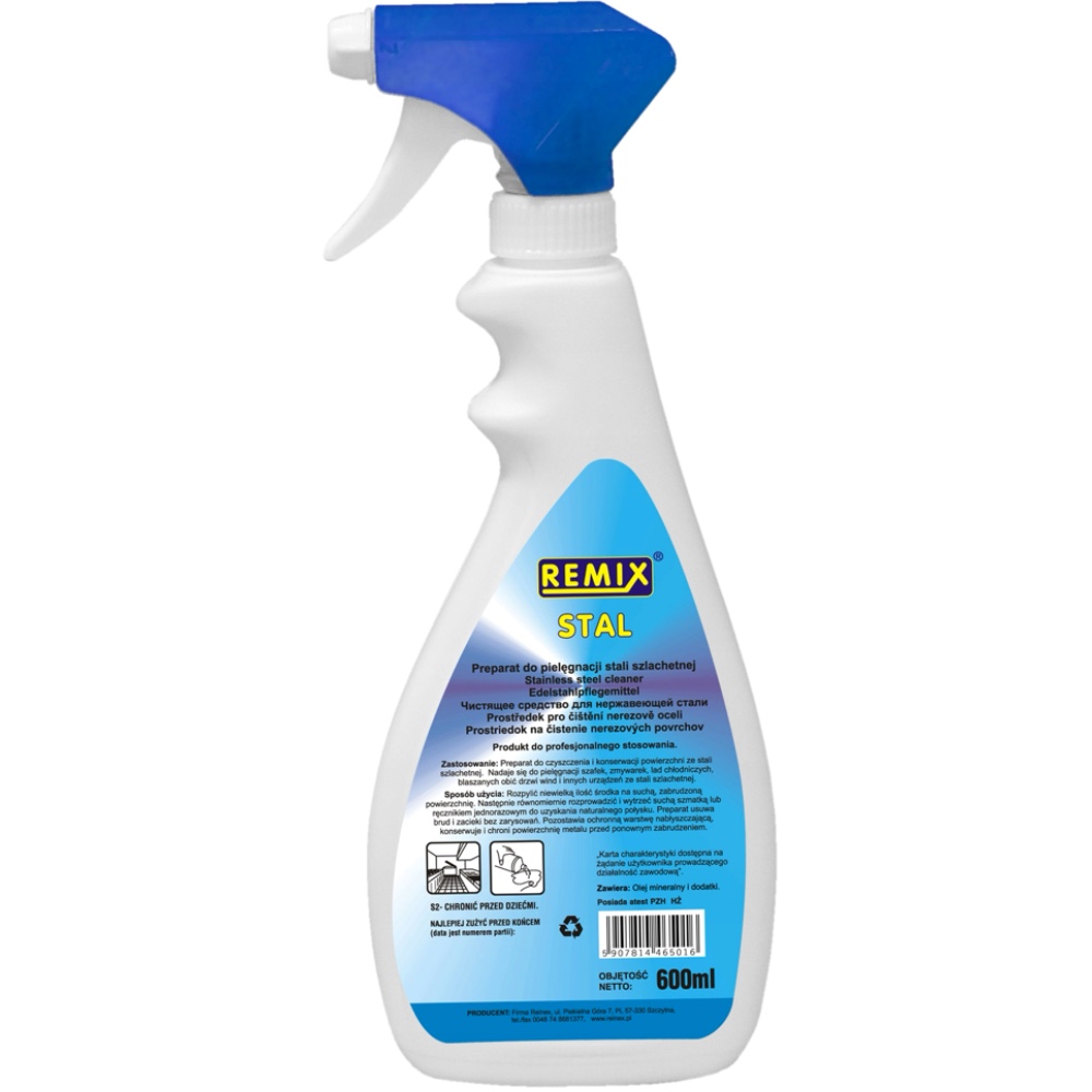 REMIX Stal 600 ml Preparat do pielęgnacji stali szlachetnej