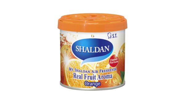 SHALDAN Orange Pomarancza SHALDAN Żelowa puszka zapachowa o aromacie pomarańczy