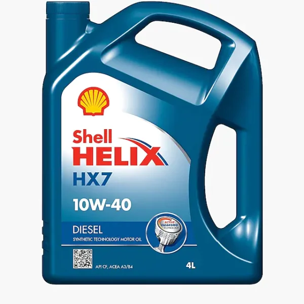 SHELL HELIX HX7 DIESEL 10W40 4 L Syntetyczny olej do silników wysokoprężnych
