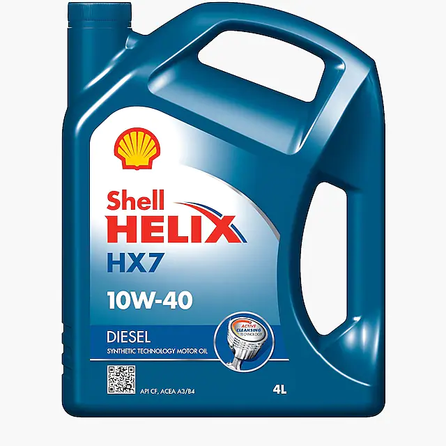 SHELL HELIX HX7 10W 40 DIESEL syntetyczny olej silnikowy hurtownia sklep tarnow SHELL HELIX HX7 DIESEL 10W40 4 L Syntetyczny olej do silników wysokoprężnych