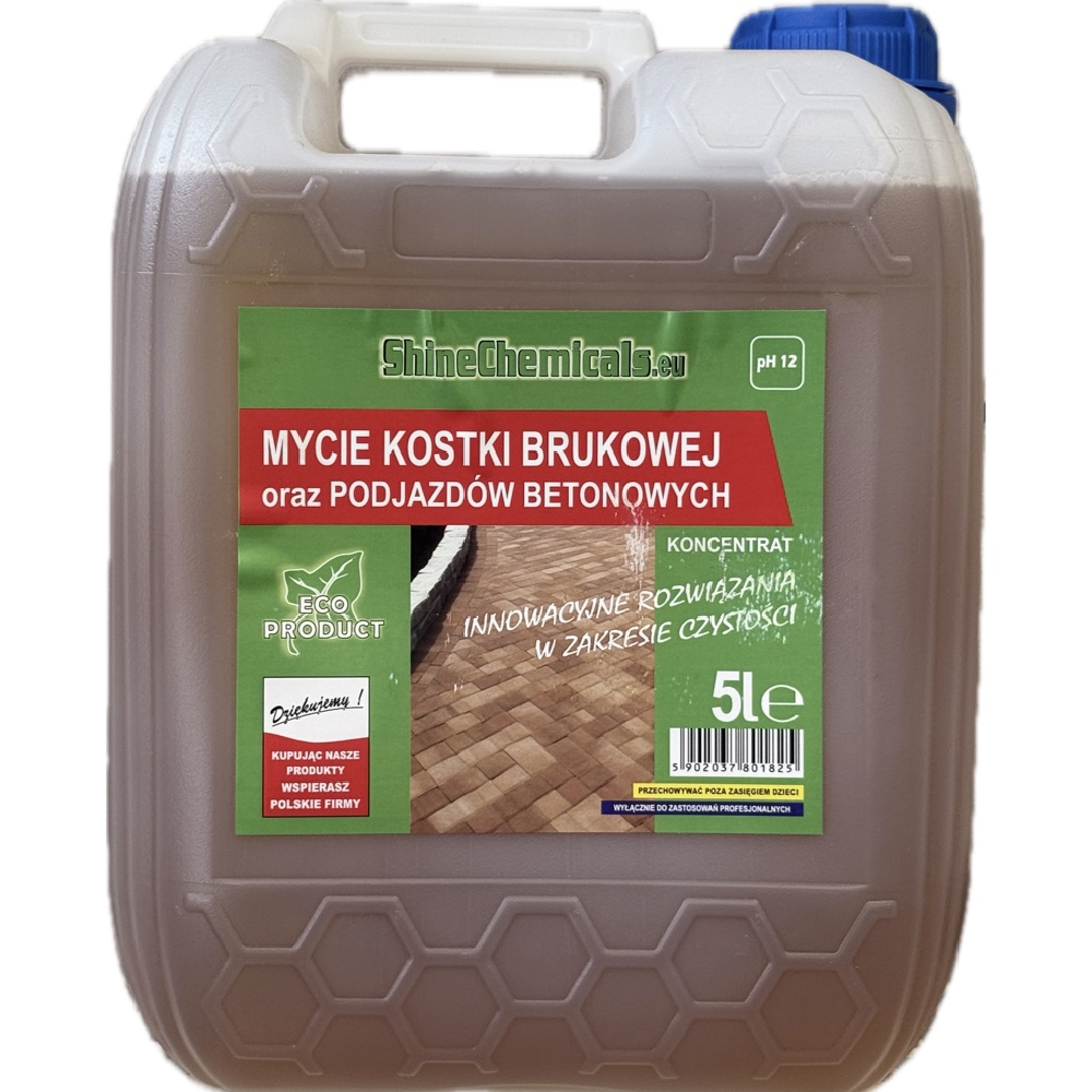 SHINE CHEMICALS Mycie kostki brukowej oraz pojazdów betonowych 5L