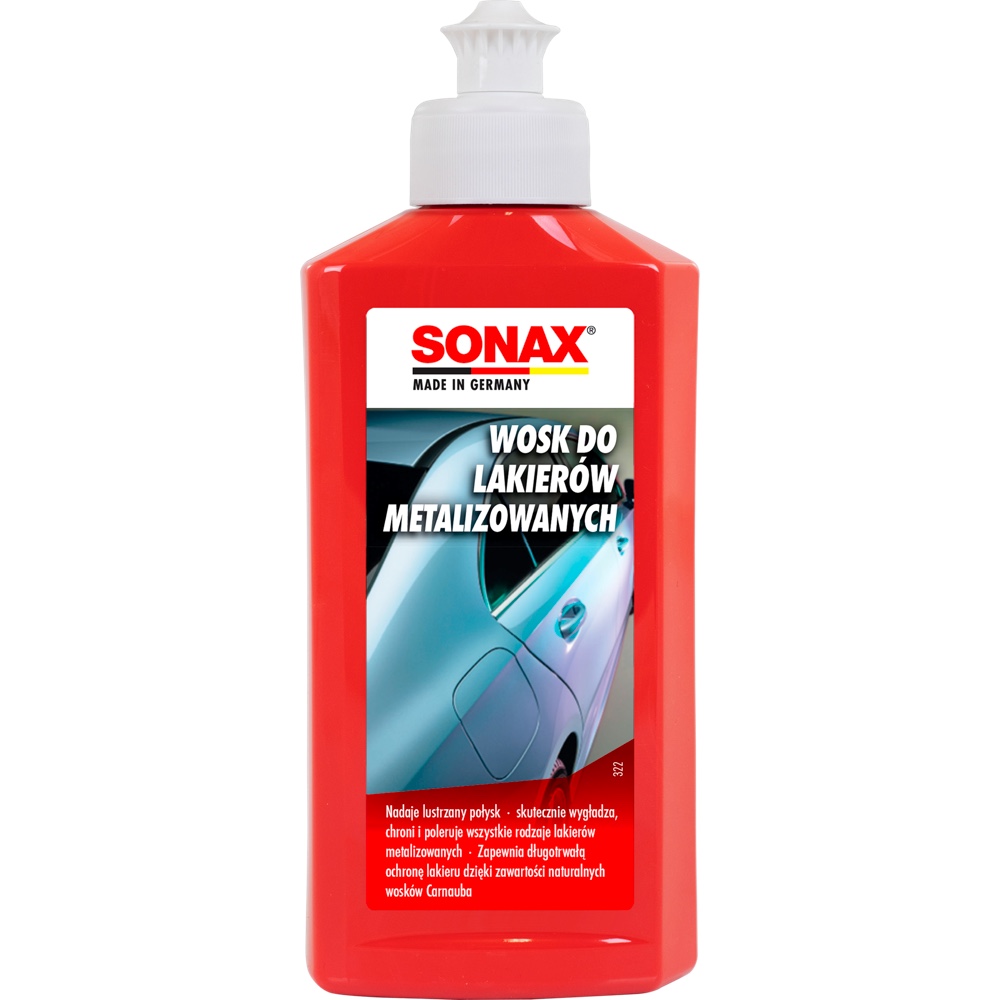 SONAX Wosk do lakierow metalizowanych 250 ml Hurtownia Sklep Tarnow SONAX Wosk do lakierów metalizowanych 250 ml