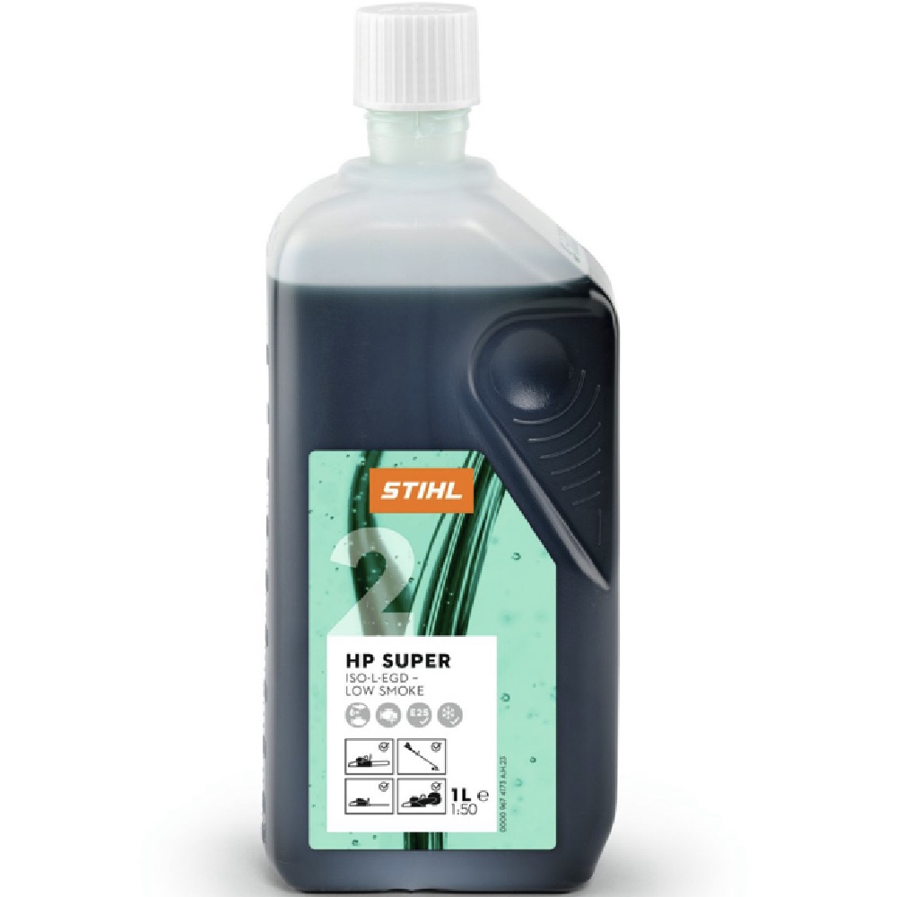 STIHL HP Super zielony 1L Olej do silnikow dwusuwowych 2T Hurtownia Sklep Tarnow STIHL Olej do mieszanki paliwa HP Super zielony 1L 2T 1:50
