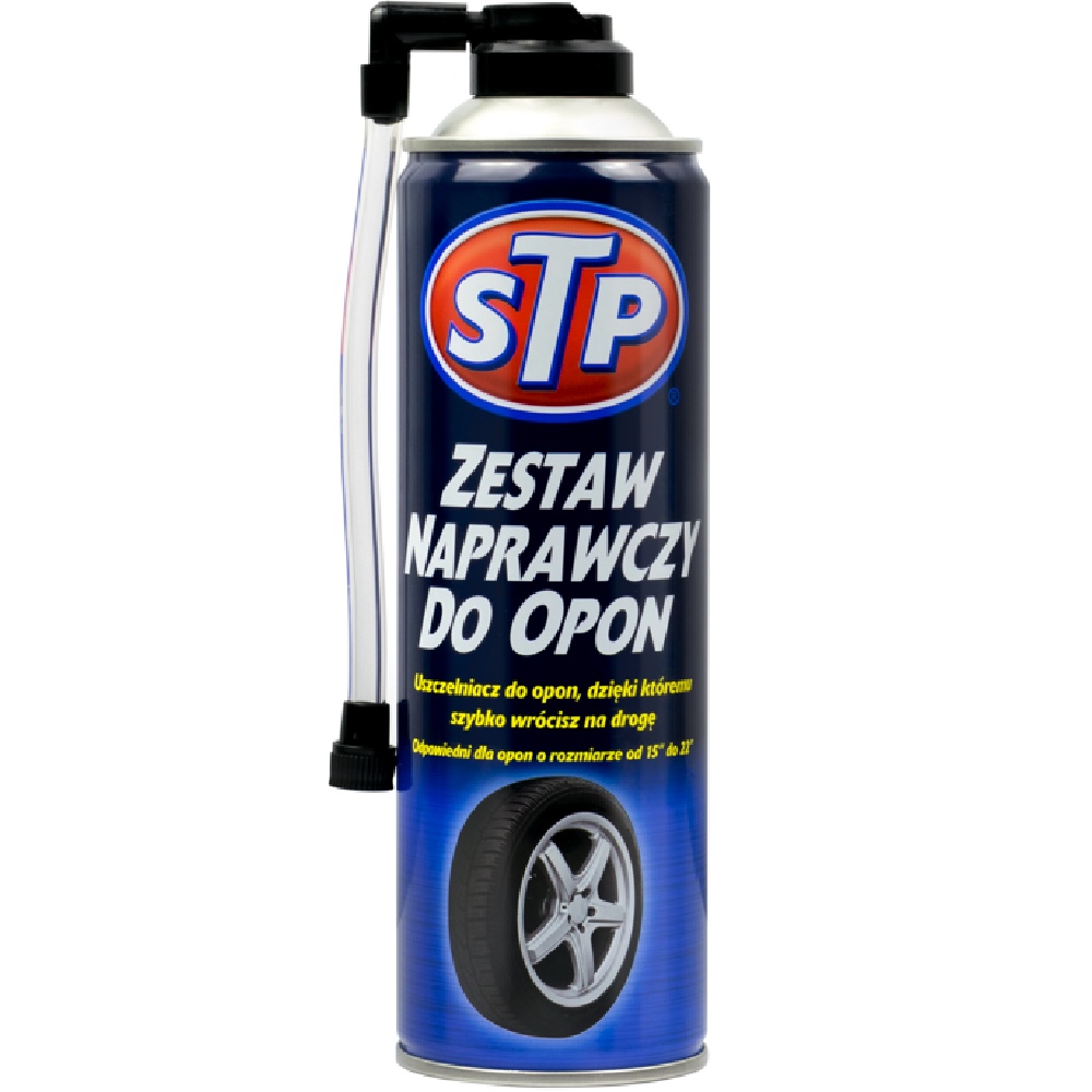 STP Zestaw naprawczy do opon 15 22 cali Kolo zapasowe w sprayu 500ml Hurtownia Sklep Tarnow STP Zestaw naprawczy do opon 15-22" Koło zapasowe w sprayu 500ml