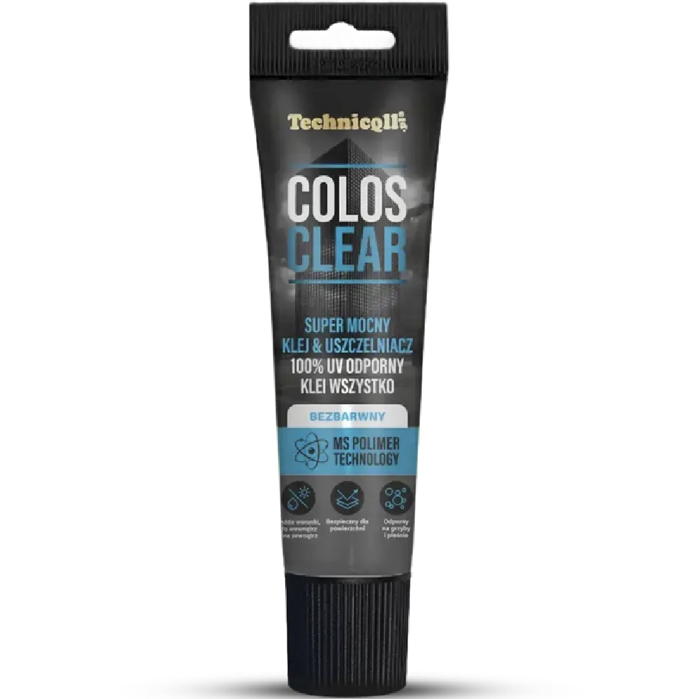TECHNICQLL Colos Clear 80ml Przeźroczysty klej uszczelniacz MS POLIMER