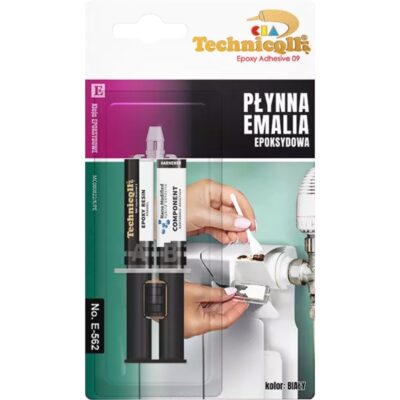 TECHNICQLL Płynna emalia epoksydowa biała 3+3 ml