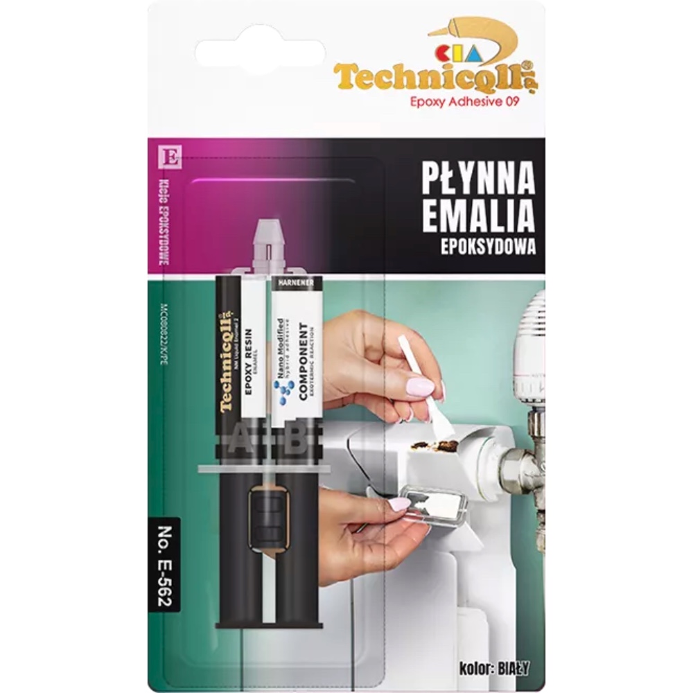 TECHNICQLL Plynna emalia epoksydowa biala Hurtownia Sklep Tarnow TECHNICQLL Płynna emalia epoksydowa biała 3+3 ml