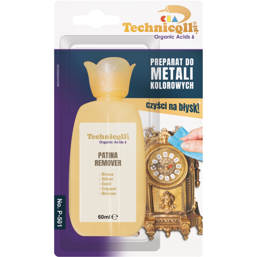 TECHNICQLL Preparat do czyszczenia metali kolorowych 60 ml hurtownia sklep Tarnow TECHNICQLL Preparat do czyszczenia metali kolorowych 60 ml