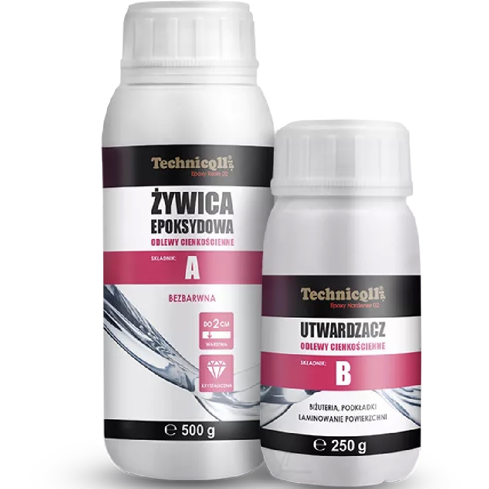 TECHNICQLL Żywica epoksydowa do odlewów cienkościennych 750g