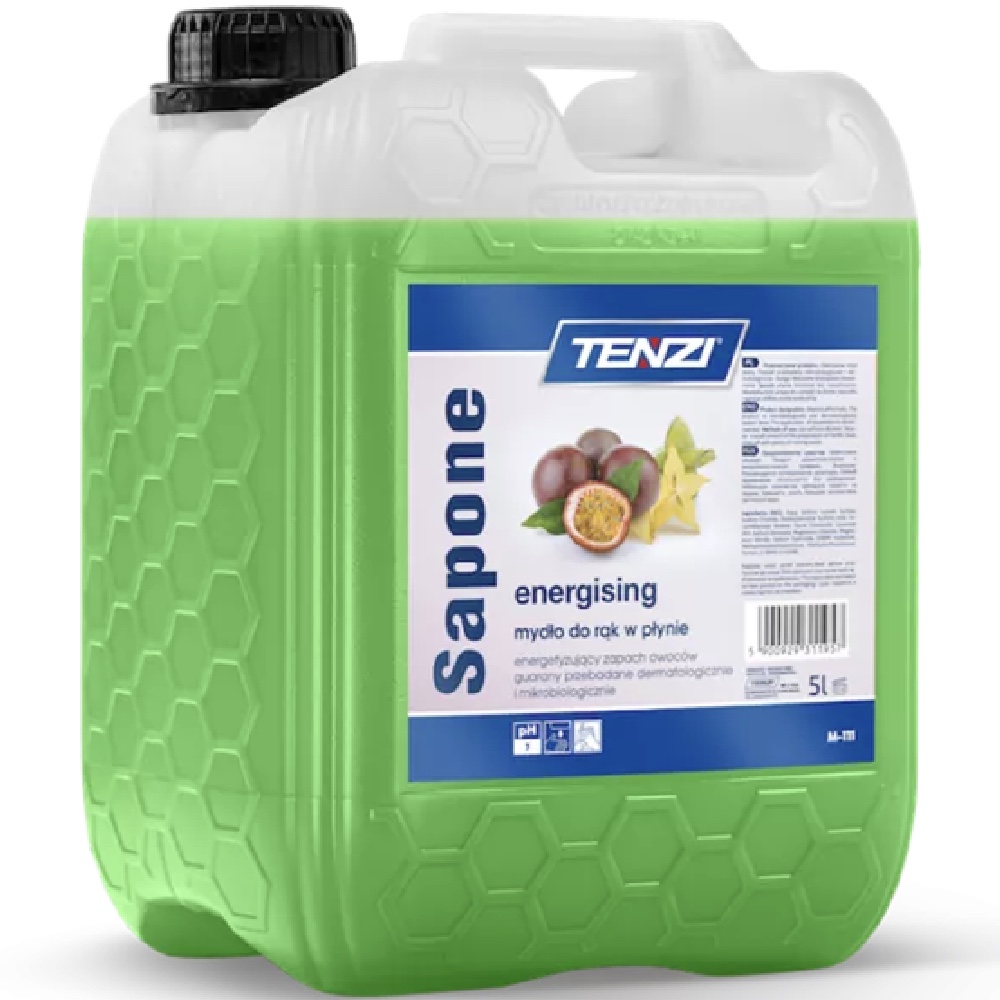 TENZI Mydlo w plynie SAPONE ENERGISING 5L Hurtownia Sklep Tarnow TENZI Mydło w płynie SAPONE ENERGISING 5L
