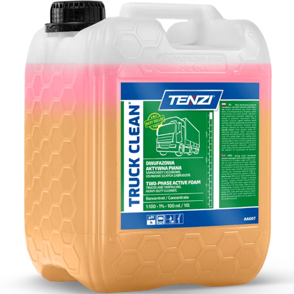 TENZI Truck Clean 5L Aktywna piana do mycia pojazdow ciezarowych Hurtownia Sklep Tarnow TENZI Truck Clean 5L Aktywna piana do mycia pojazdów ciężarowych