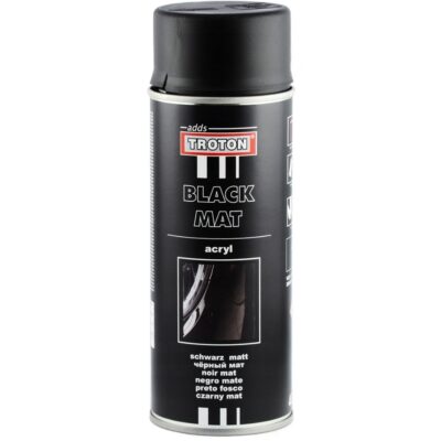TROTON IT D Lakier akrylowy czarny mat spray 400 ml